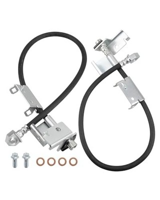 Front Driver Side Passenger Side Brake Hose Fit for Chevy Avalanche Silverado 