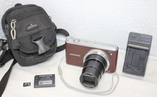 Samsung WB350F 16.3MP Digital Camera - Brown, EXCELLENT CLEAN Bundle