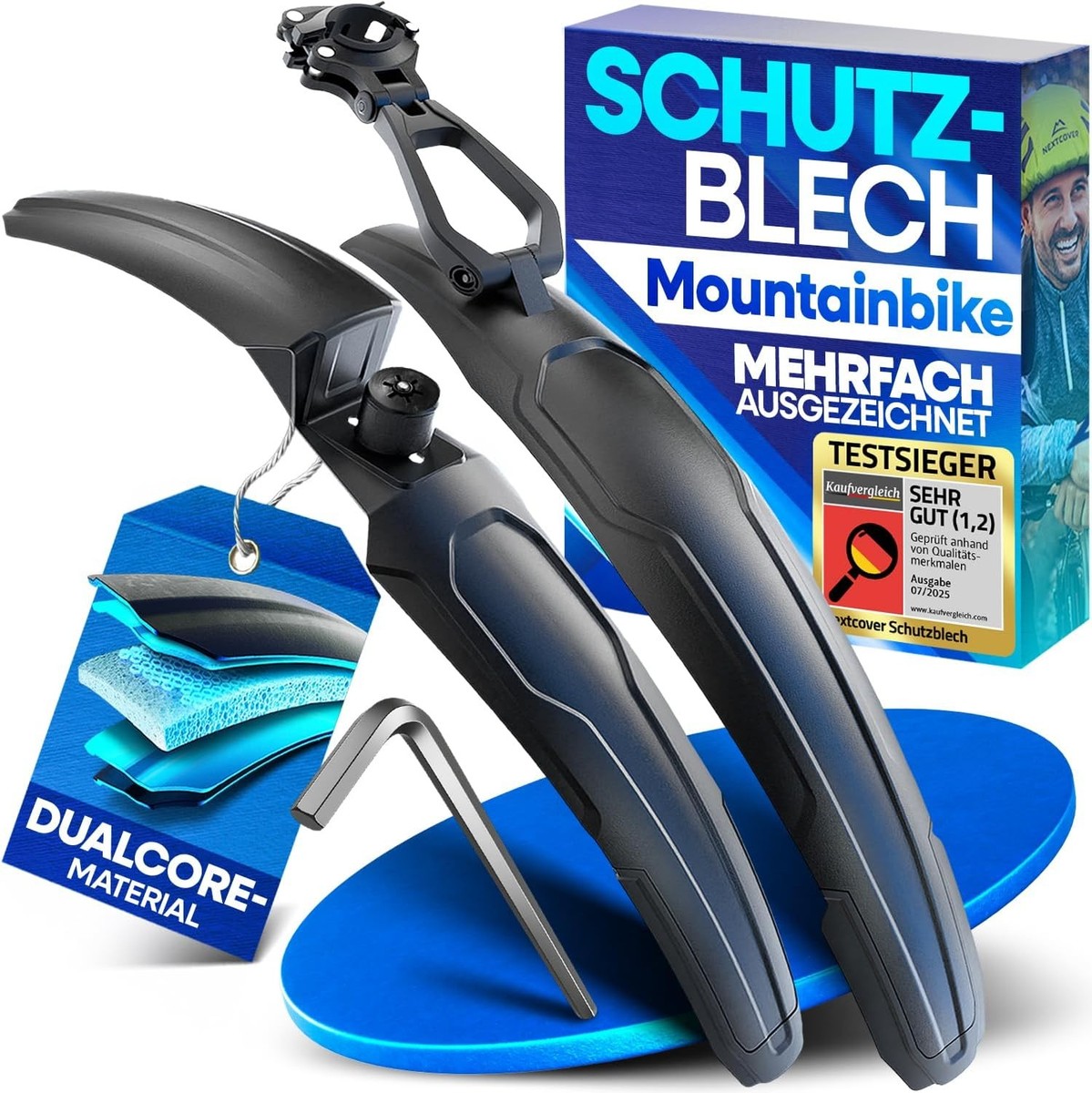 NEXTCOVER Fahrrad Schutzblech Mountainbike Set fr Vorne & Hinten Abnehmbar  | eBay.de