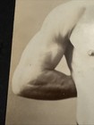 C 1918 Strongman Wrestler RPPC Weightlifter Tattoo Mustache Muscle Man  Fletts — photo 4
