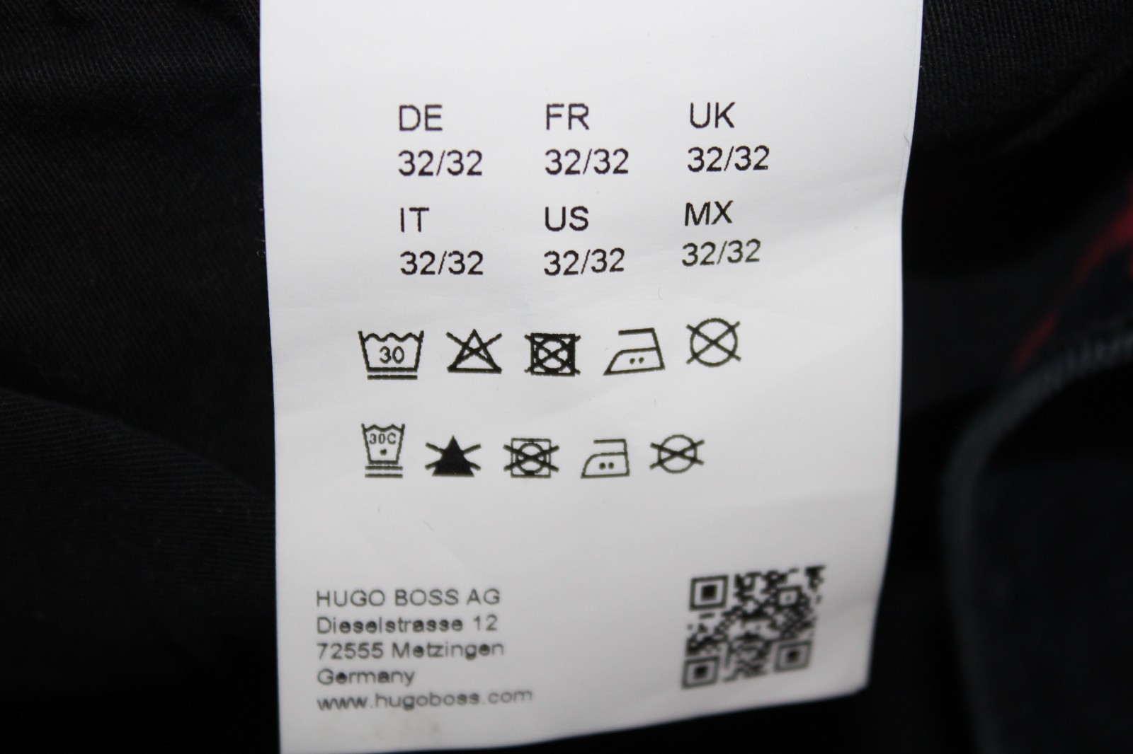 Mens Hugo Boss W32 L32 Jeans Tapered Black 708 Slim stretch 32R Taper HB thumbnail 18