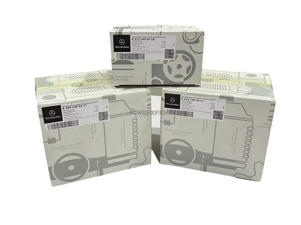 Soporte de motor y transmisión OEM de 3 piezas para Mercedes-Benz C200 C350 E350 2010-2016 Foto 2 de 4