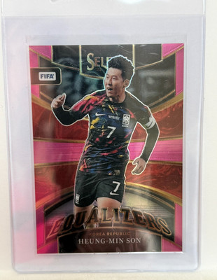 2022-23 Panini Select FIFA Heung-Min Son Equalizers Pink #7/25 JERSEY EBAY 1/1