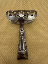 Godinger Silver Plate Asparagus Tongs Tiffany Reproduction 6” Tall