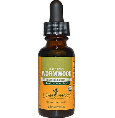 Worldwide 2 X Herb Pharm Wormwood System Restoration -- 1 fl oz