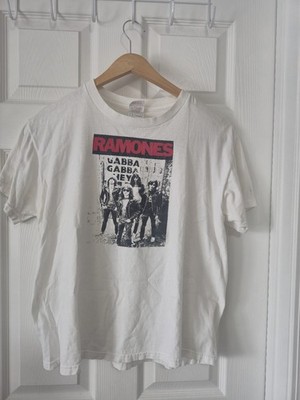 This Is A Vintage Ramones Gabba Gabba Hey Band T-shirt Size L Vintage Band Tee