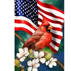 Briarwood Lane American Floral Cardinal House Flag 28x40