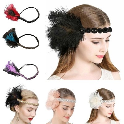 Mardi Gras Headpiece Feathers Feather Headpiece Carnivals Masquerade Headpiece