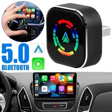 2-in-1 Wired to Wireless USB CarPlay Adapter / Android Auto Adapter Plug & Play