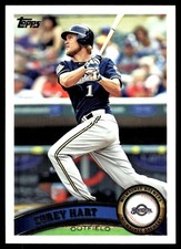 Corey Hart 2011 Topps #519 Milwaukee Brewers MLB READ FREE SHIPPING AutographDen