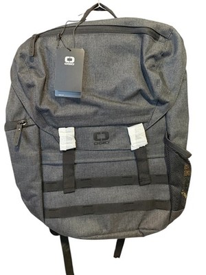 OGIO Commuter Backpack Roll Top Grey Heather Travel Laptop Bag New with Tags