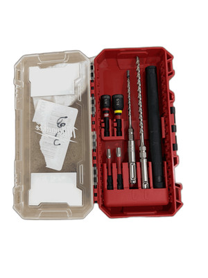 Milwaukee 1/4''x 5/32'' Carbide Tip SDS-PLUS Concrete Screw Drill Bit Kit(7-Piece)