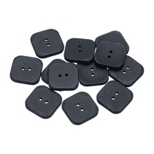 12Pcs, Sewing Button 30mm 1-3/16" 2 Holes Square Resin Button Blue