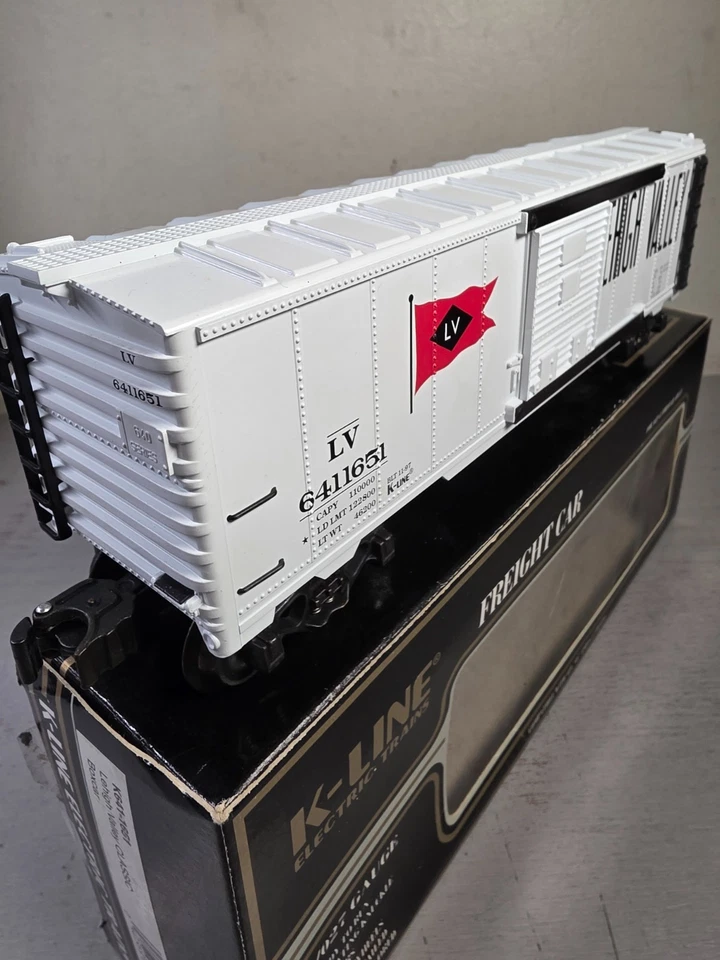 K_LINE K641-1651 Lehigh Valley Express Box Car+++++ BRAND NEW +++++ OB +++++ - Image 2 of 4