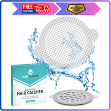 Disposable Shower Drain Hair Catcher Mesh Stickers, 25 Pack