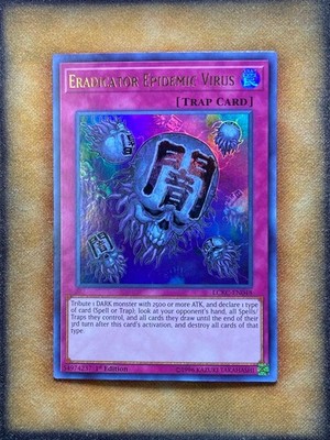 Yugioh Eradicator Epidemic Virus LCKC-EN048 Ultra Rare 1st Ed NM