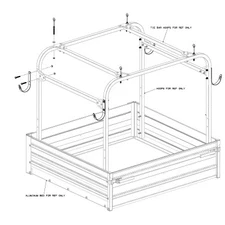 E-Z-GO 650921 Ladder Tie Down and Hook Kit - Secure Your Equipment with Ease