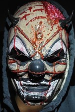 Slipknot Inspired Custom 25th Anniversary/Iowa Mash-up Clown Mask Bloody Copy 