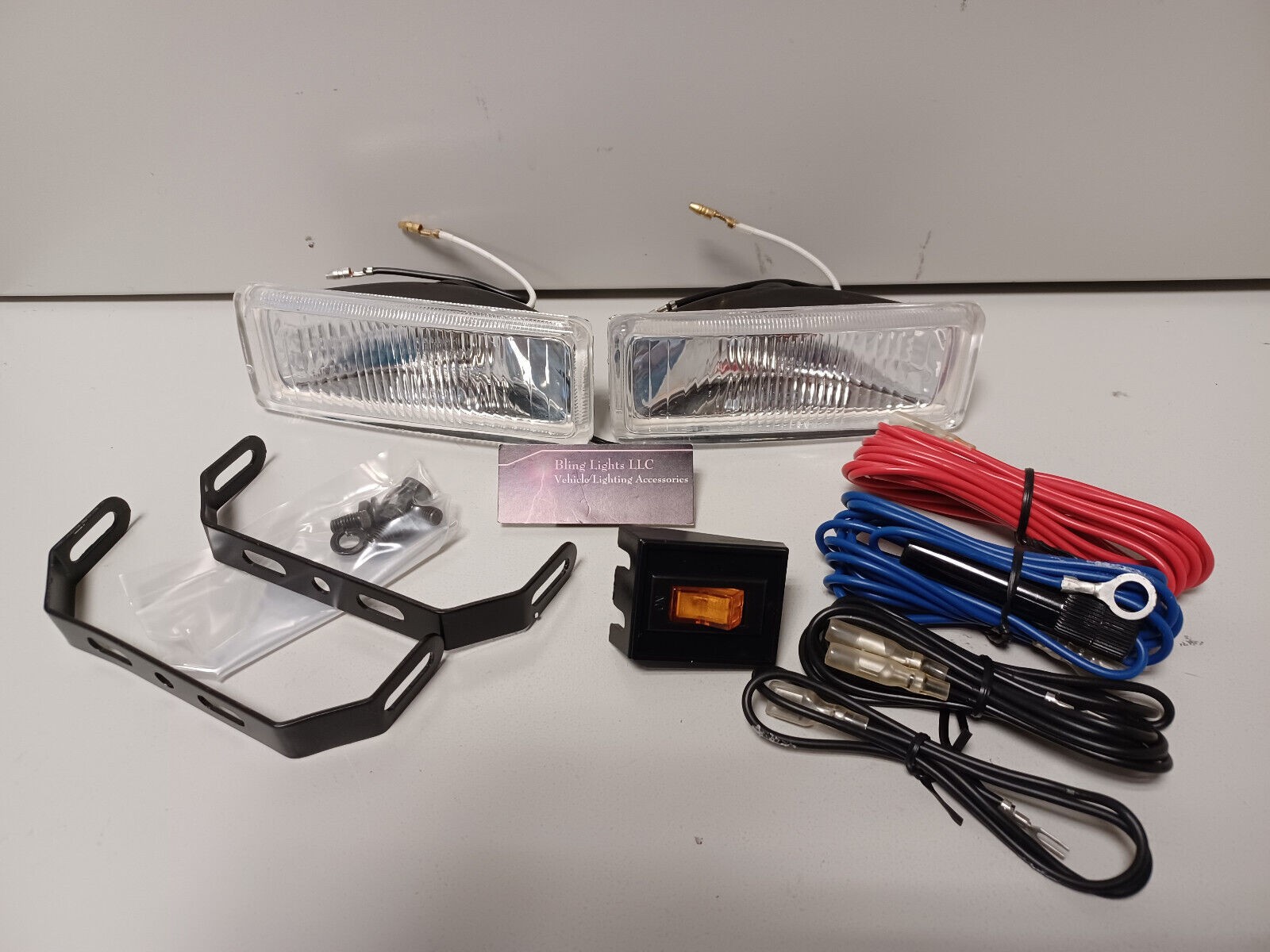 Rectangular Halogen Fog Lights Lamps for 1991-2006 Acura NSX