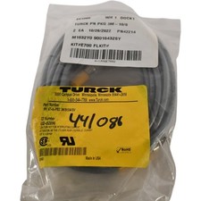 NEW Turck RK 4T-6-PSG 3M/S1584/SV U2-02896 Double-ended cable cordset 6m / 19ft 