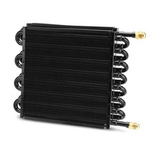 16 Pass 1/2" Transmission Cooler, 16 Rows 8AN Tube Fin Cooler Air Compressor