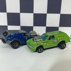 Redline Hot Wheels POISON PINTO Green Flying Colors 1976 TWO 2 PARTS or RESTORE