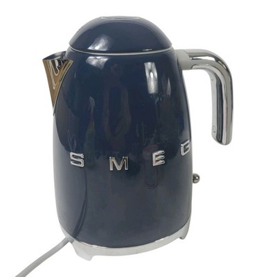 SMEG  50s Retro-Style 1.7-Liter Electric Tea Kettle Navy Blue NWOB Scuffs