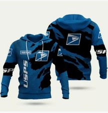 Personalized Scratch Pattern Usps Logo Hoodie 3D GLC053837