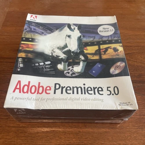 Adobe Premiere 5.0 (New Version 5.1) for Windows - Sealed