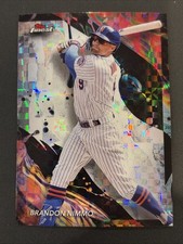 2024 Topps Finest - Uncommon Brandon Nimmo #184 Checkerboard Refractor