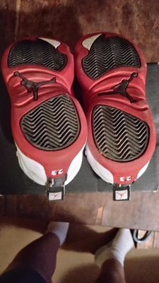 #ad Size 11 C Jordan 12 Retro Red White 151186 116 $45.00