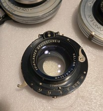 Voigtlander Heliar 24cm f/4.5 Large Format Lens Compound Shutter Germany 1952