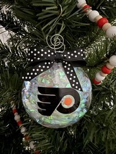 NOAH CATES FLYERS HOCKEY HOLIDAY DECOR HANGING CHRISTMAS TREE ORNAMENT NHL