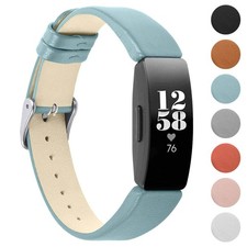 Smooth Leather Band For Fitbit Inspire Inspire HR