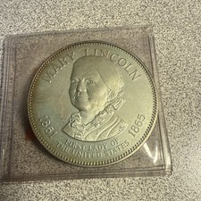 Mary Lincoln First Lady 1861 To 1865 Commemorative 925 Silver Round
