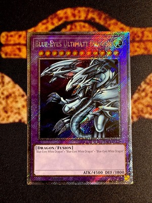#ad #ad BLUE EYES ULTIMATE DRAGON • PLATINUM SECRET RARE • RA03 EN178 • 1st EDITION • NM $14.99