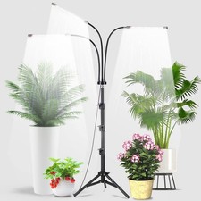 Grow Light with Stand, 60 LED 5500K Full Spectrum Floor Plant Light for Indoo...