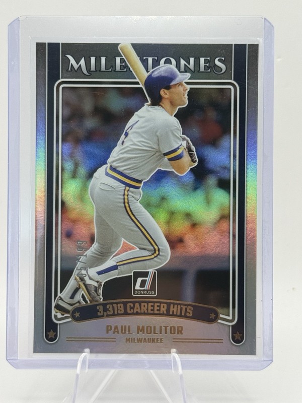 2025 Donruss Baseball - Paul Molitor - Holo Foil Milestones Insert #’d /199 ⭐️