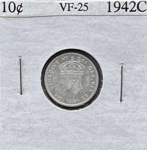 1942 Newfoundland 10 Cents — photo from another recent sale
