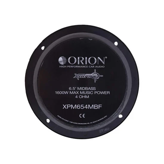 Динамики средних басов Orion XPM654MBF 6,5 дюйма среднеквадратичная мощность 400 Вт (пара) - Изображение 4 из 4