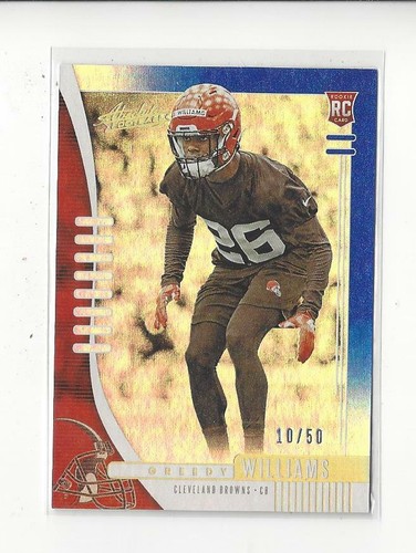 2019 Panini Absolute Football Spectrum Blue Greedy Williams #151