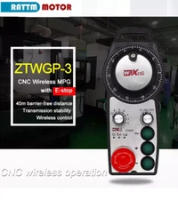 6 Axis ZTWGP-3  MPG Pendant Wireless Handwheel Manual Pulse Generator+Receiver