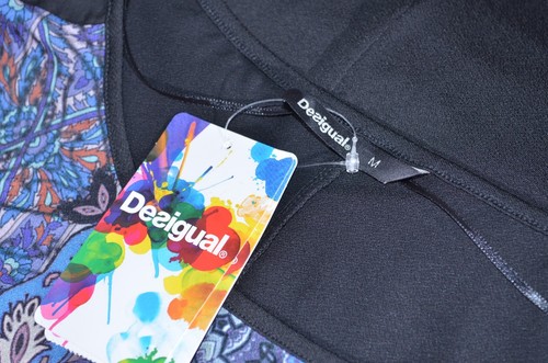 BNWT Desigual Womens Yamina 3/4 Sleeve Abstract Floral Print Dress Size M UK12 - Picture 6 of 7