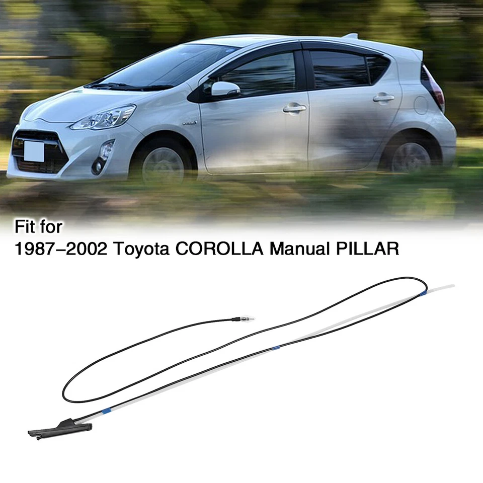 Antena aérea de radio de coche manual 86300-02040 para Toyota Corolla 1987-2002 Foto 3 de 4