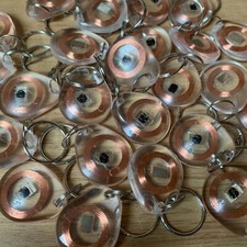 Transparent Tag Keyfob 100pcs 125KHz RFID EM4100 EM Proximity Induction Token