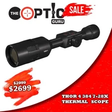 ATN Thor 4 384 7-28x Thermal Scope HD Video rec Smooth Zoom Wi-Fi (Streaming)