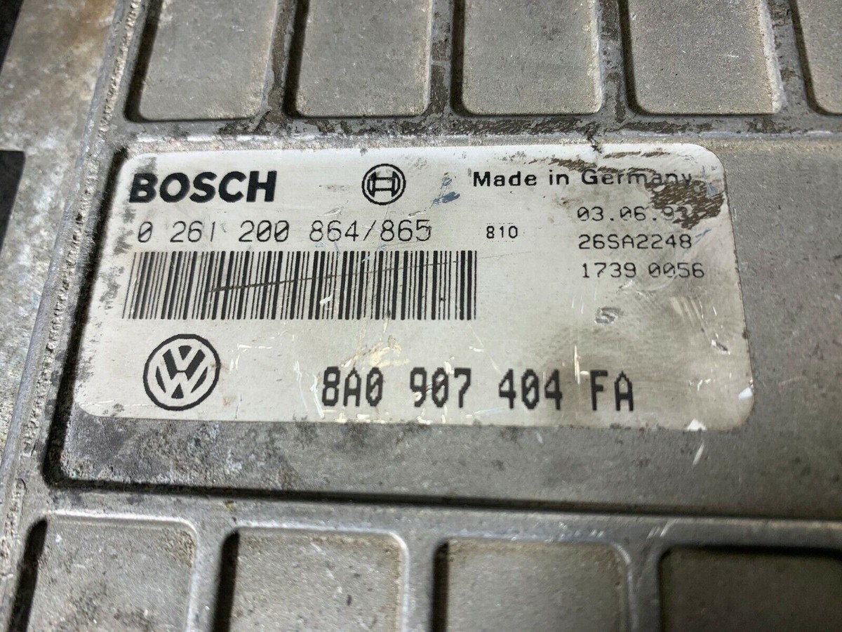 1990-1991 VW Golf MK2 ECM Engine Computer Motronic OEM BOSCH 8A0