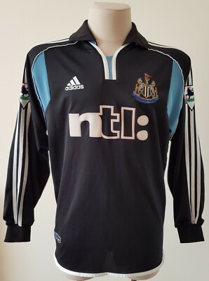 Newcastle United 2000 - 2001 Away football Adidas long sleeve