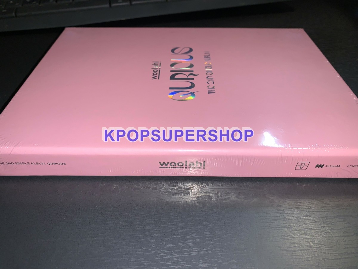 Woo!Ah! 2nd Single Album Qurious CD Photobook Photocards New