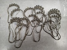 Shower Curtain Rings - 18PCS Steel Shower Rings